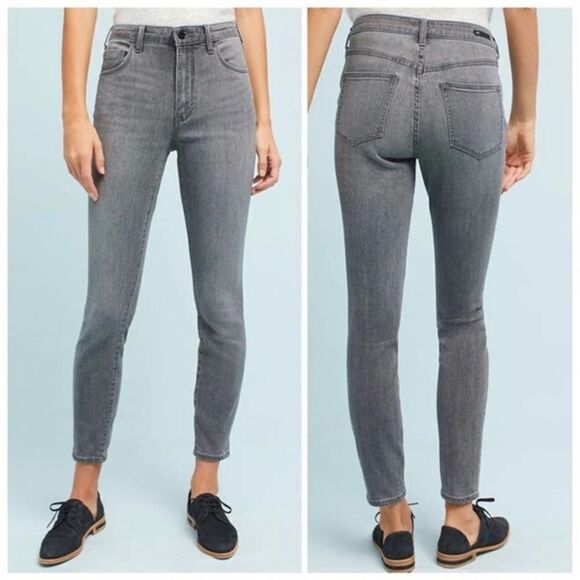 Anthropologie | Pilcro the Letterpress Stret Gray Skinny Jeans Size 26 - Picture 1 of 9